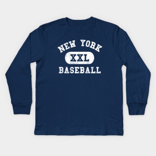 New York Baseball III Kids Long Sleeve T-Shirt